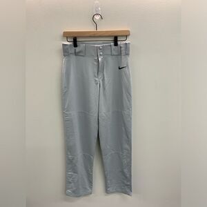 Nike Boys’ Core Open Hem Baseball Pants Grey Size XL